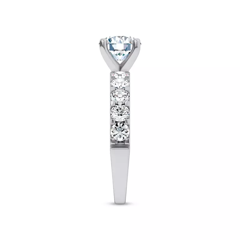 18K White Gold Jules Classic Diamond Engagement Ring (.90ct. tw.)