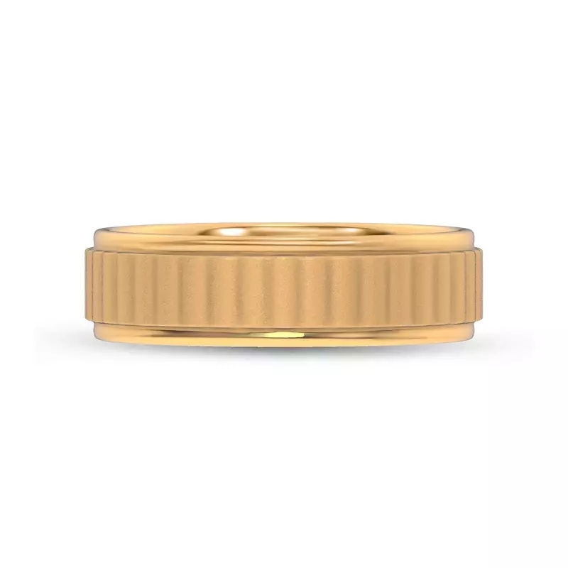 Brushed Rippled Band (7mm)