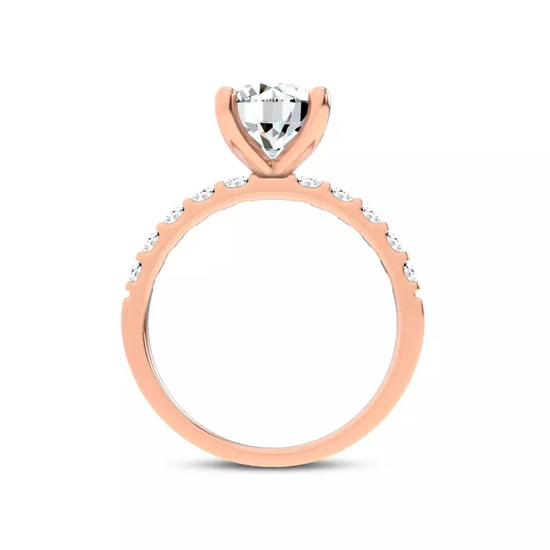 14K Rose Gold Jules Classic Lab Engagement Ring (1/2ct. tw.)