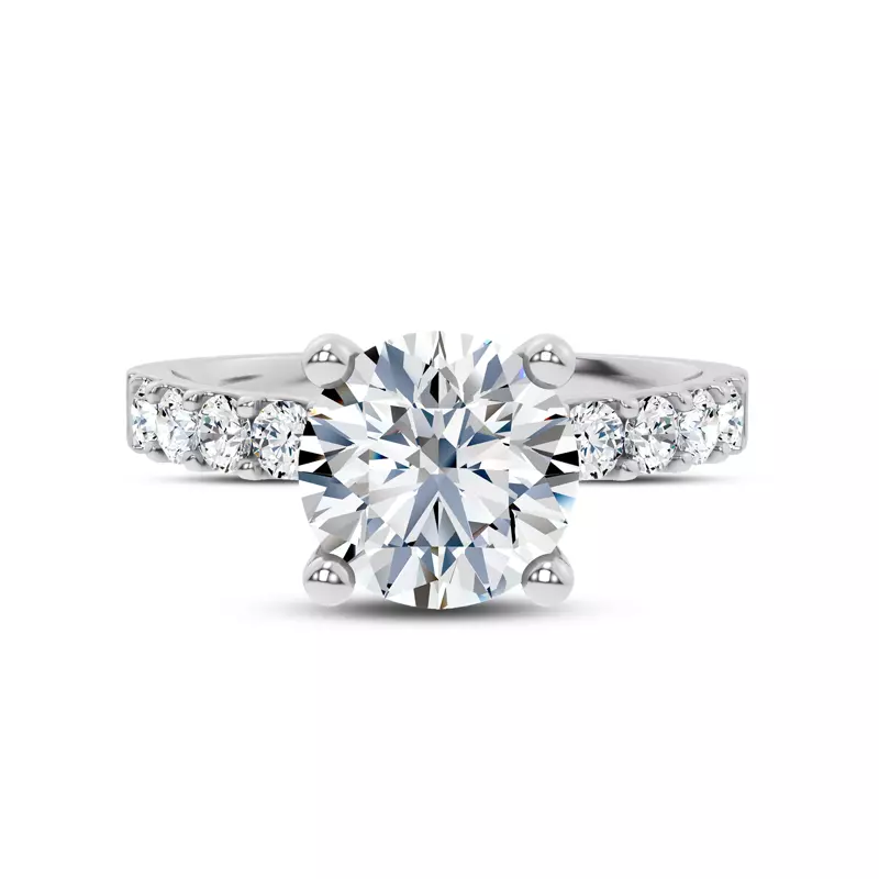 14K White Gold Jules Classic Lab Diamond Engagement Ring