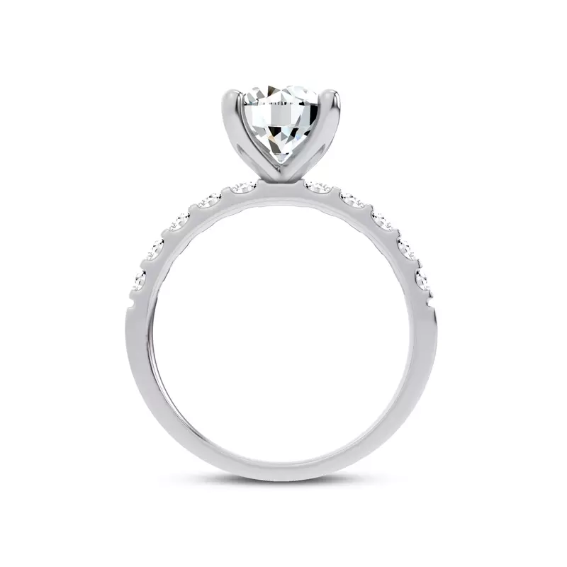 14K White Gold Jules Classic Lab Engagement Ring (1/2ct. tw.)