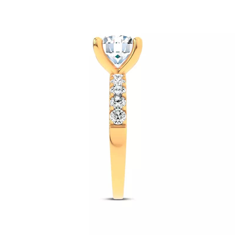 14K Yellow Gold Jules Classic Lab Diamond Engagement Ring