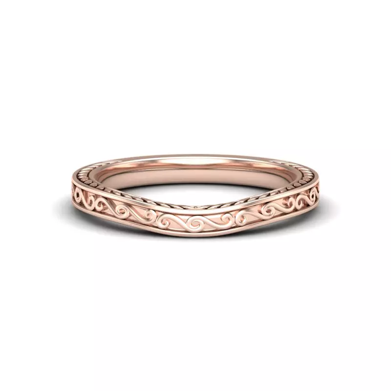 14K Rose Gold Emma Band
