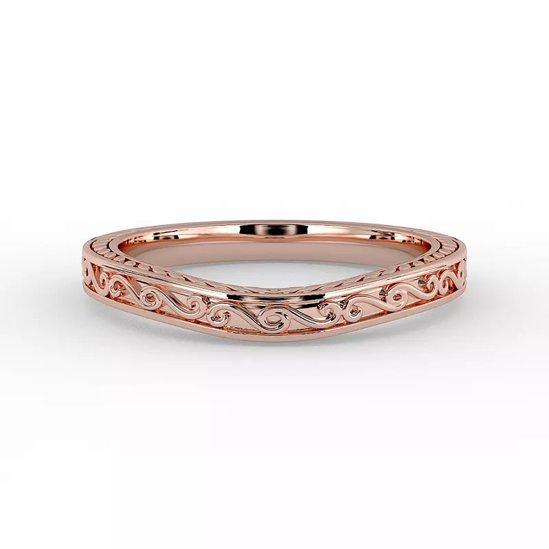 14K Rose Gold Emma Band