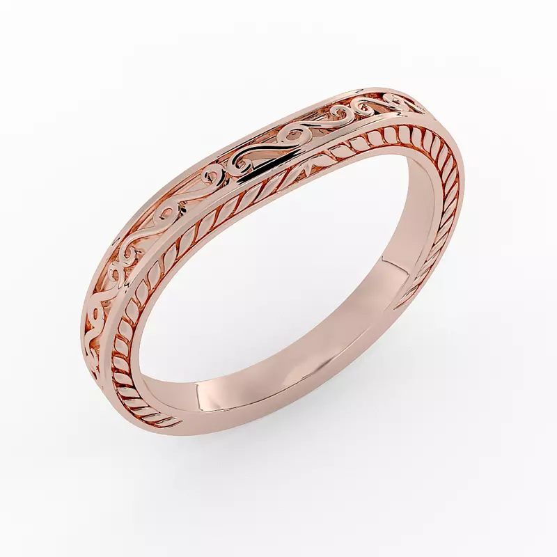 14K Rose Gold Emma Band