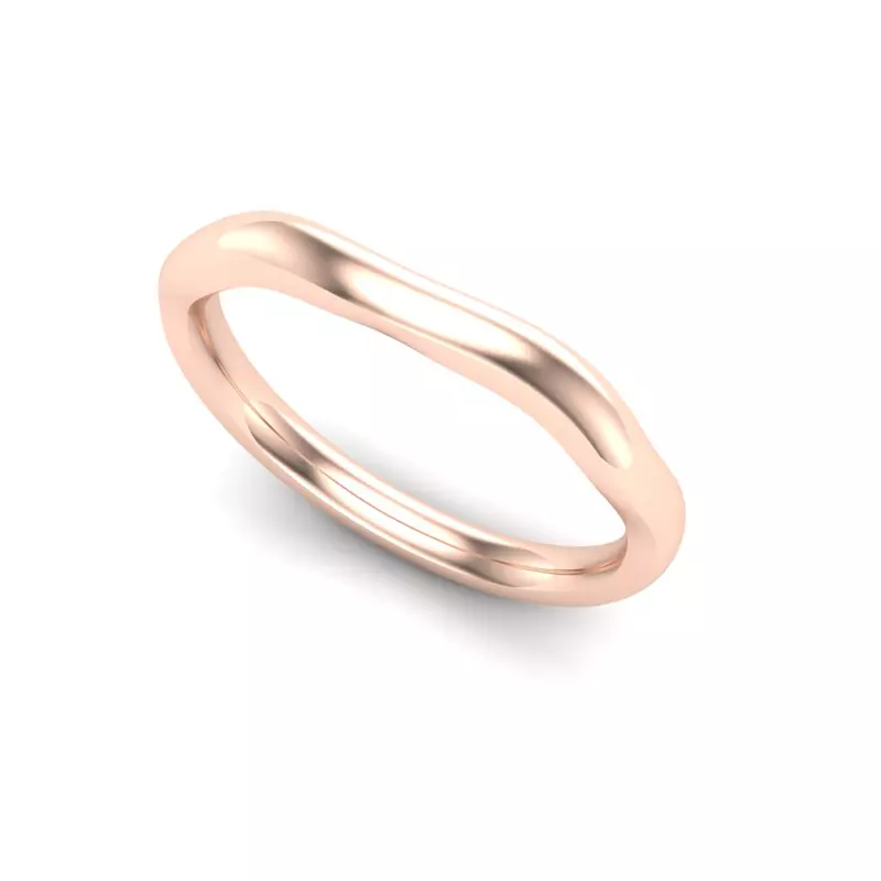 14K Rose Gold Mia Band