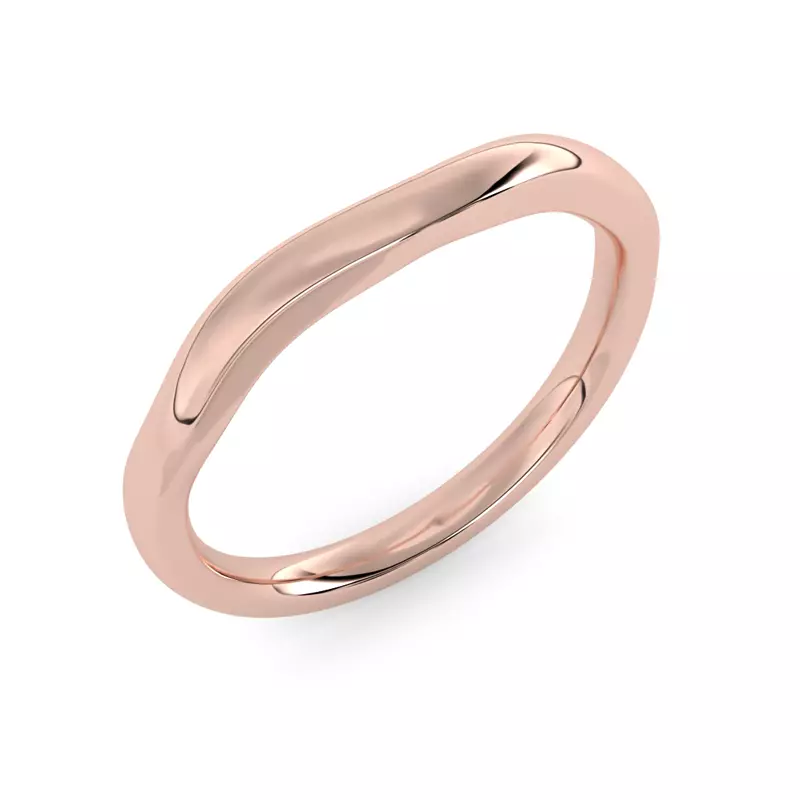 14K Rose Gold Mia Band
