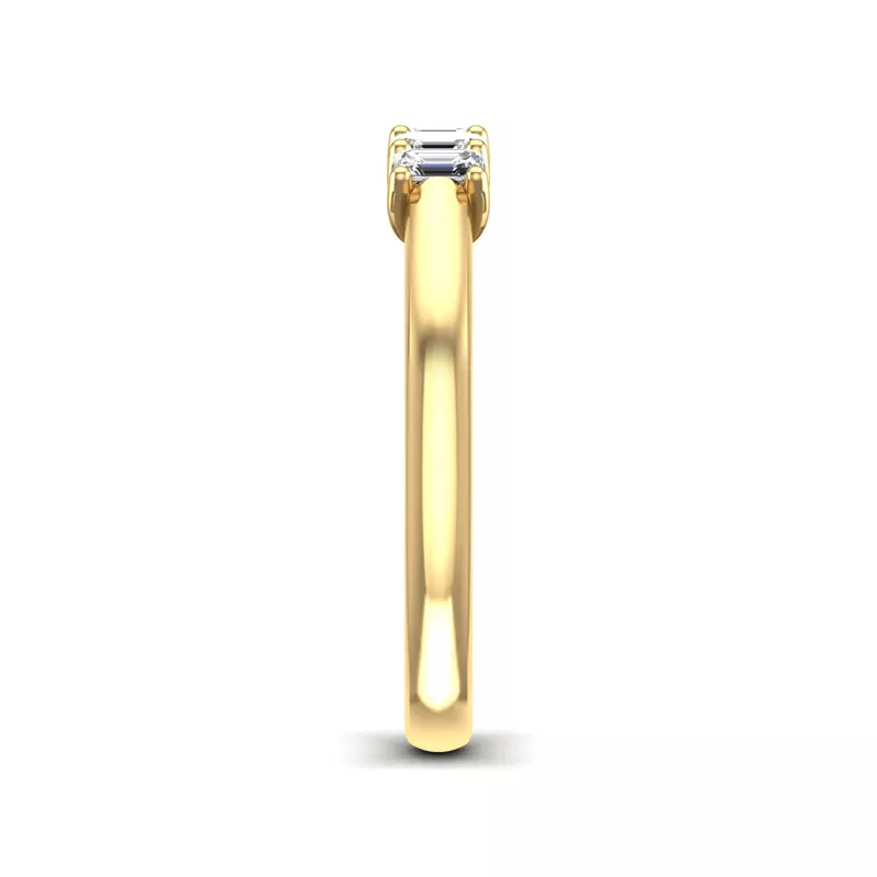 14K Yellow Gold Salem 5 Stone Diamond Band