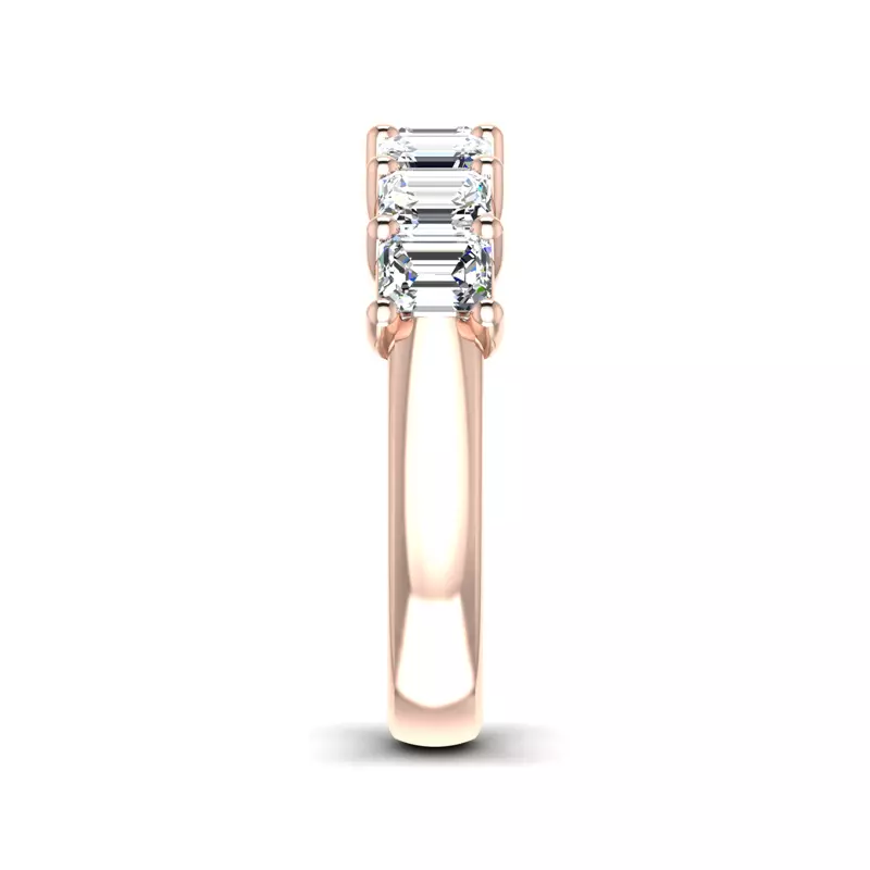 14K Rose Gold Adley 7 Stone Diamond Band