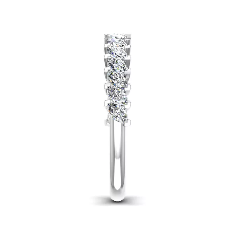 18K White Gold Alma Diamond Anniversary Band