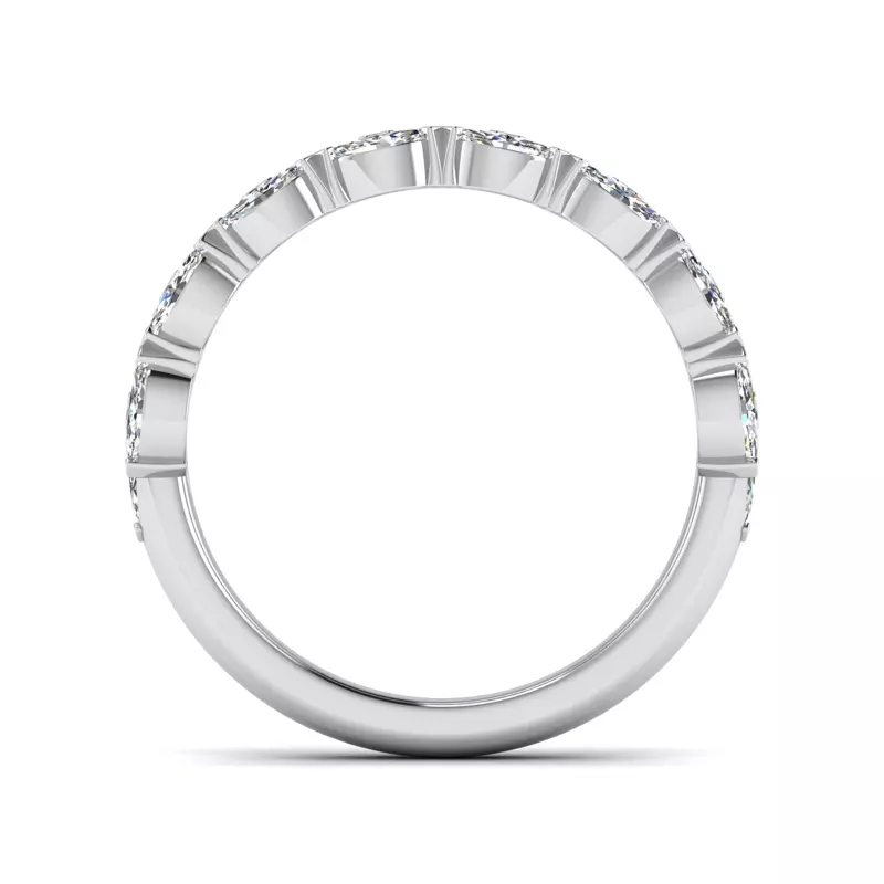 Platinum Helena Diamond Anniversary Band