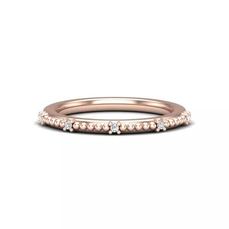 Ruby Bubble Diamond Band