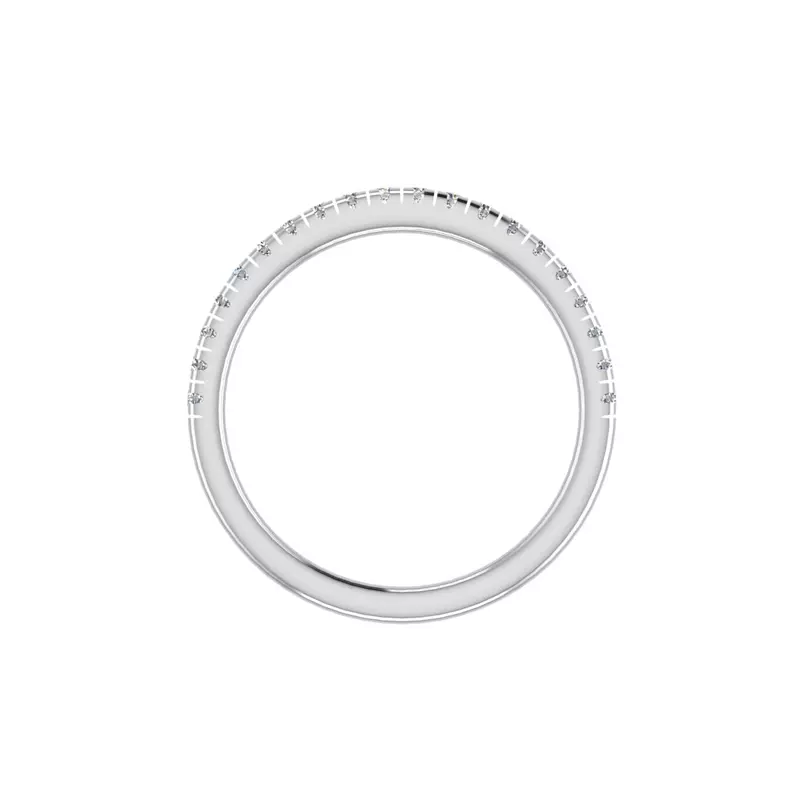 Platinum Kinsley Pave Band