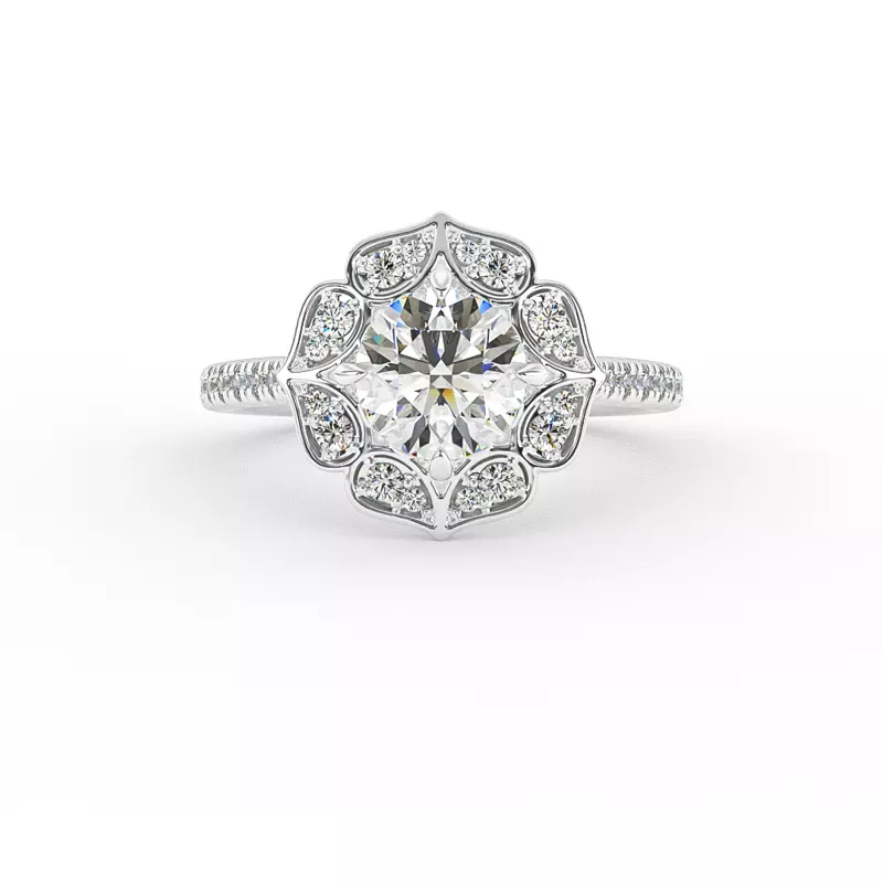 Platinum Kinsley Pave Band