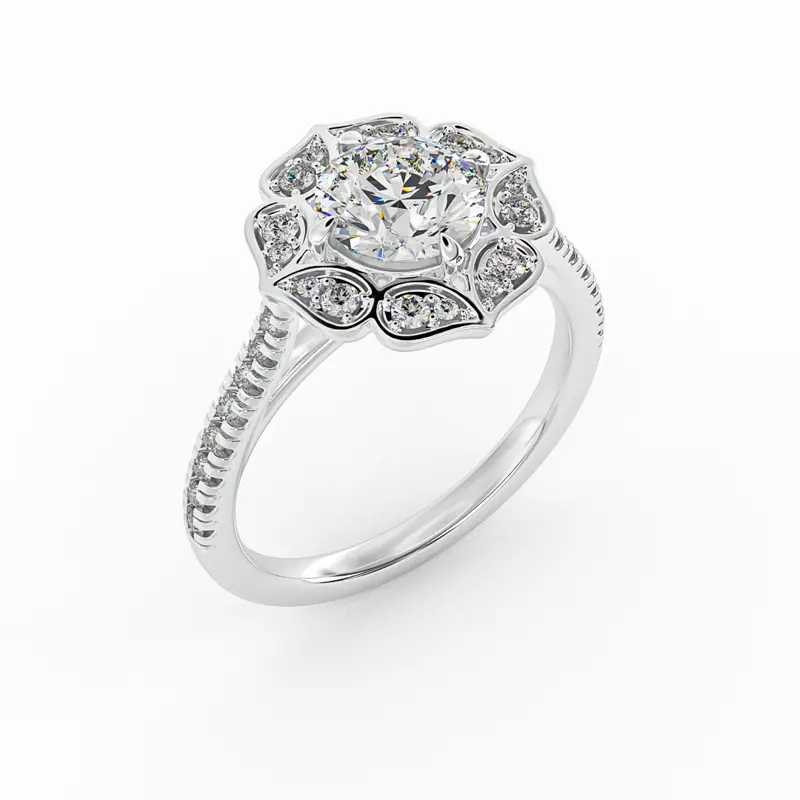 Platinum Kinsley Pave Band