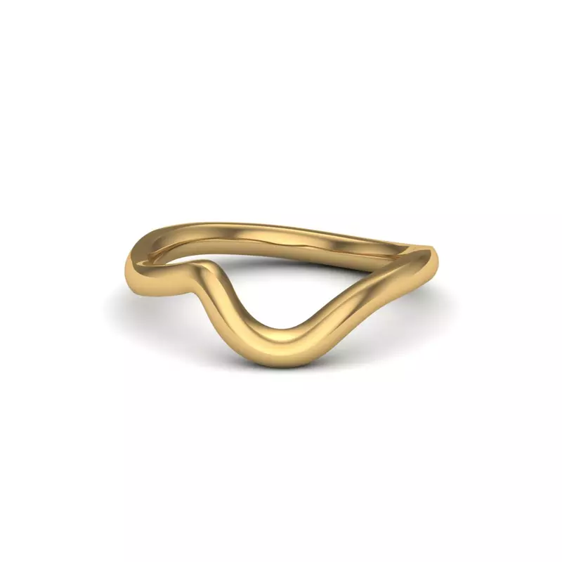 18K Yellow Gold Hailey Twist Band