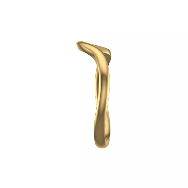 18K Yellow Gold Hailey Twist Band