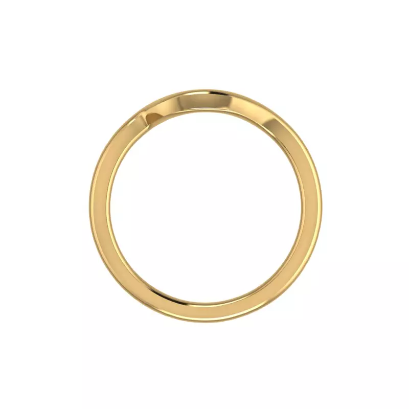 18K Yellow Gold Hailey Twist Band