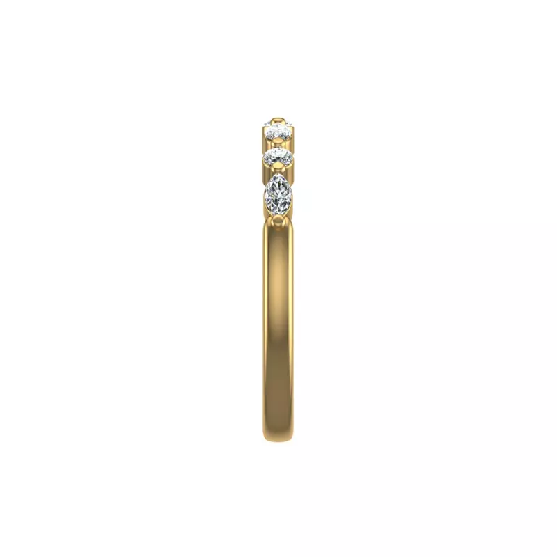 14K Yellow Gold Samantha Diamond Band