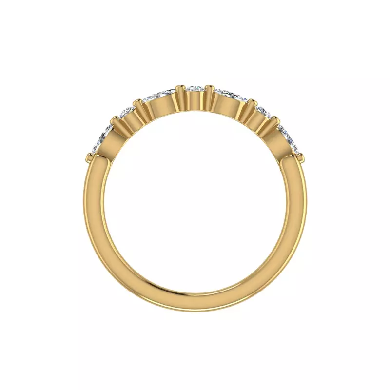 14K Yellow Gold Samantha Diamond Band