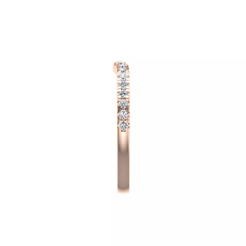 14K Rose Gold Julia Pave Band