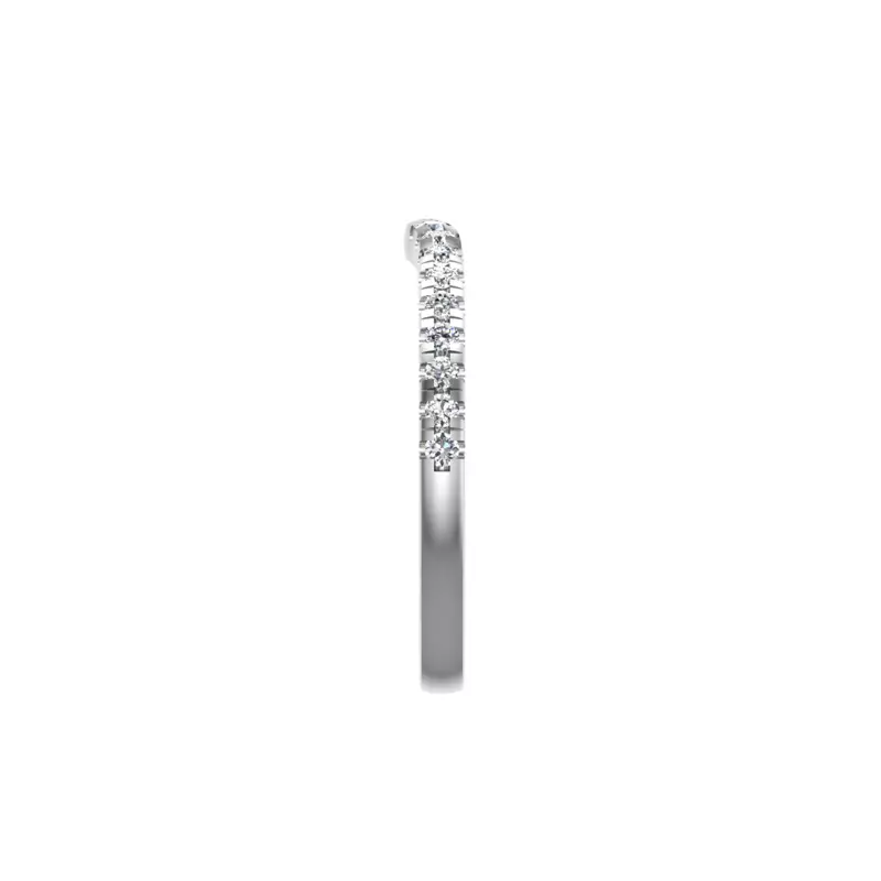 14K White Gold Julia Pave Band