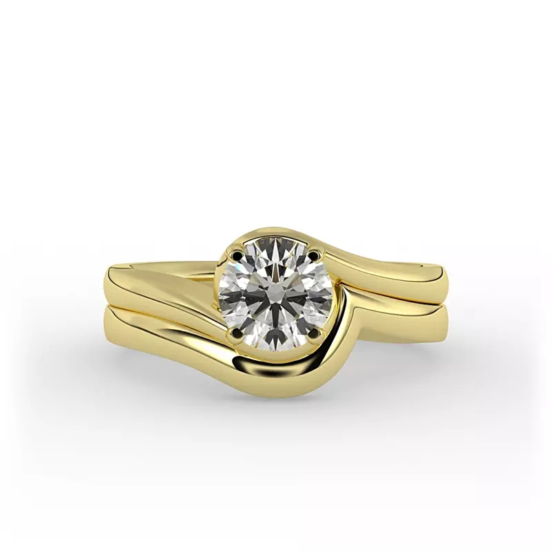 18K Yellow Gold Amelia Band