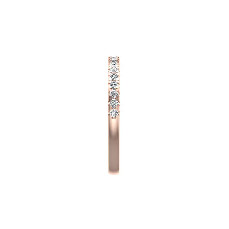 14K Rose Gold Hadley Pave Band