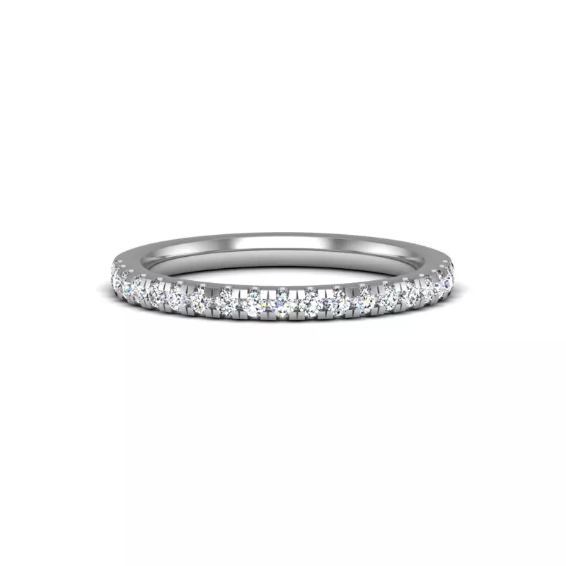 Platinum Hadley Pave Band