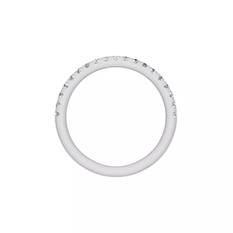 Platinum Hadley Pave Band