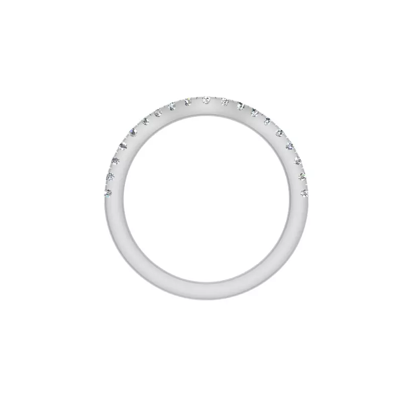 18K White Gold Kaylee Pave Band
