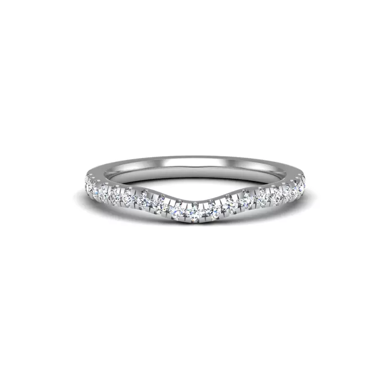18K White Gold Arianna Pave Band