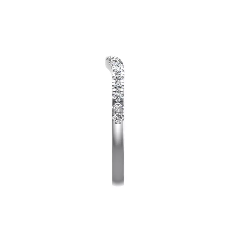 18K White Gold Arianna Pave Band