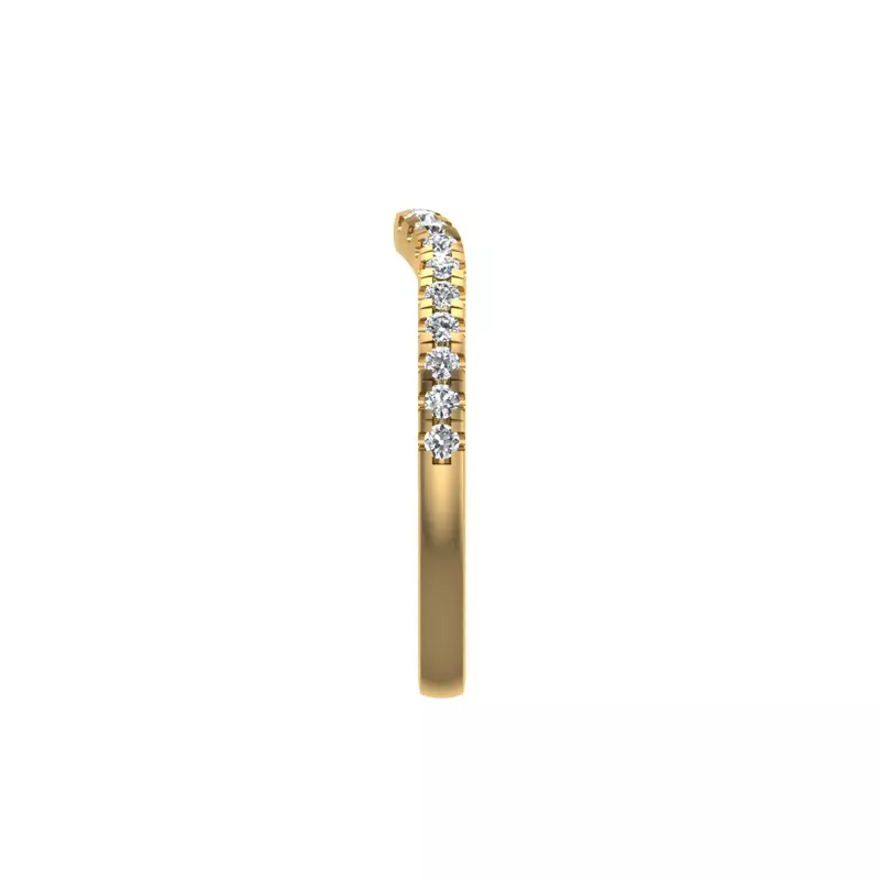 18K Yellow Gold Arianna Pave Band