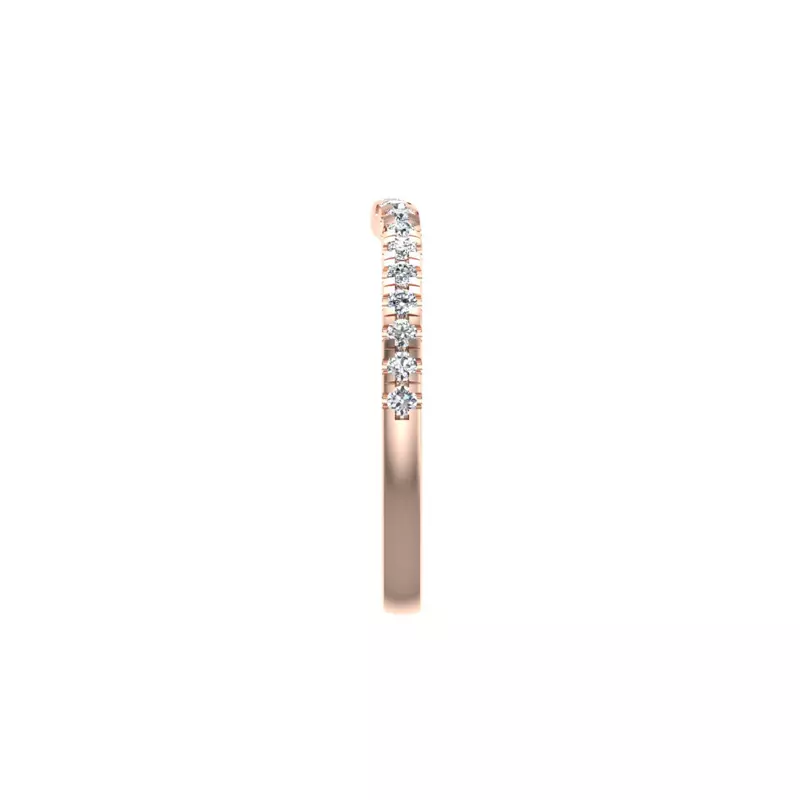 14K Rose Gold Ellieana Pave Band