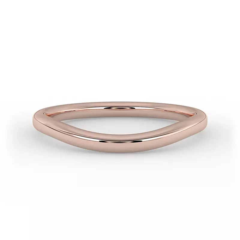 14K Rose Gold Faith Band