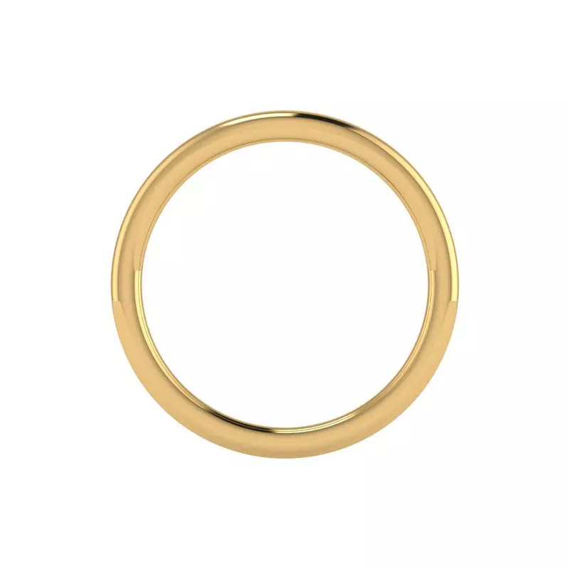 14K Yellow Gold Faith Band