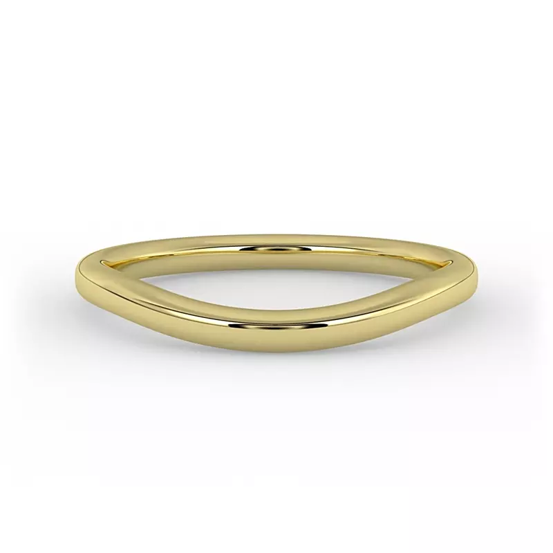 14K Yellow Gold Faith Band