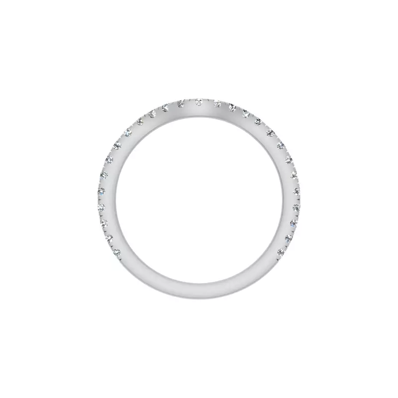 18K White Gold Maeve Pave Band