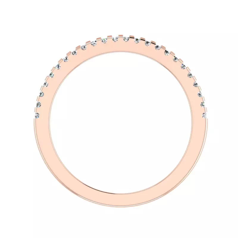 14K Rose Gold Linnea  Pave Band