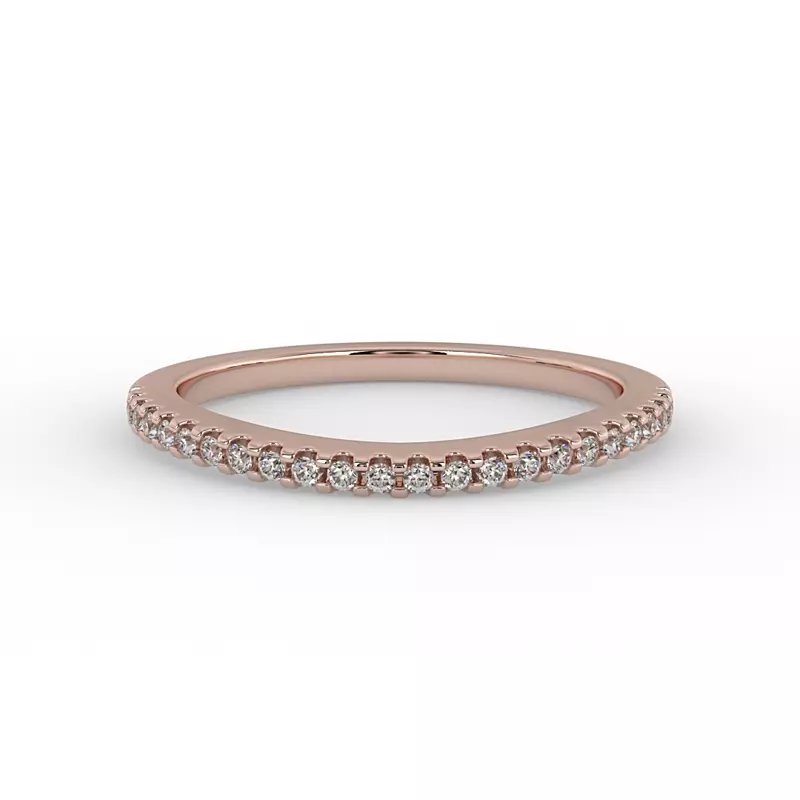 14K Rose Gold Linnea  Pave Band