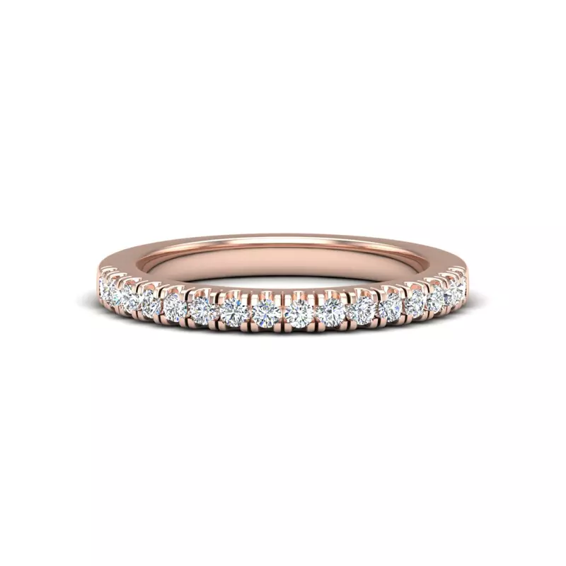 14K Rose Gold Myla Pave Band