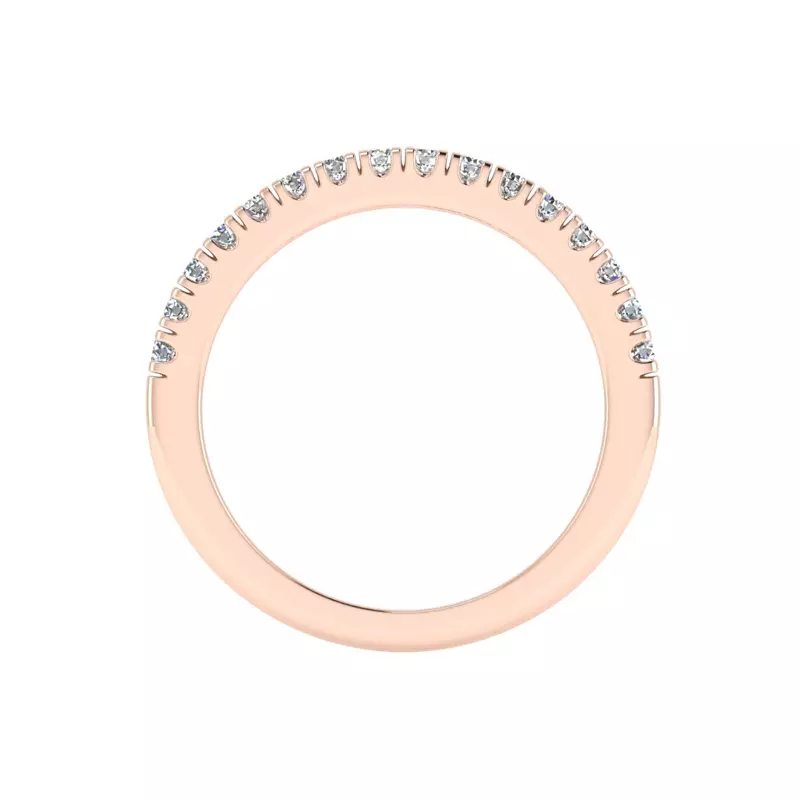 14K Rose Gold Myla Pave Band