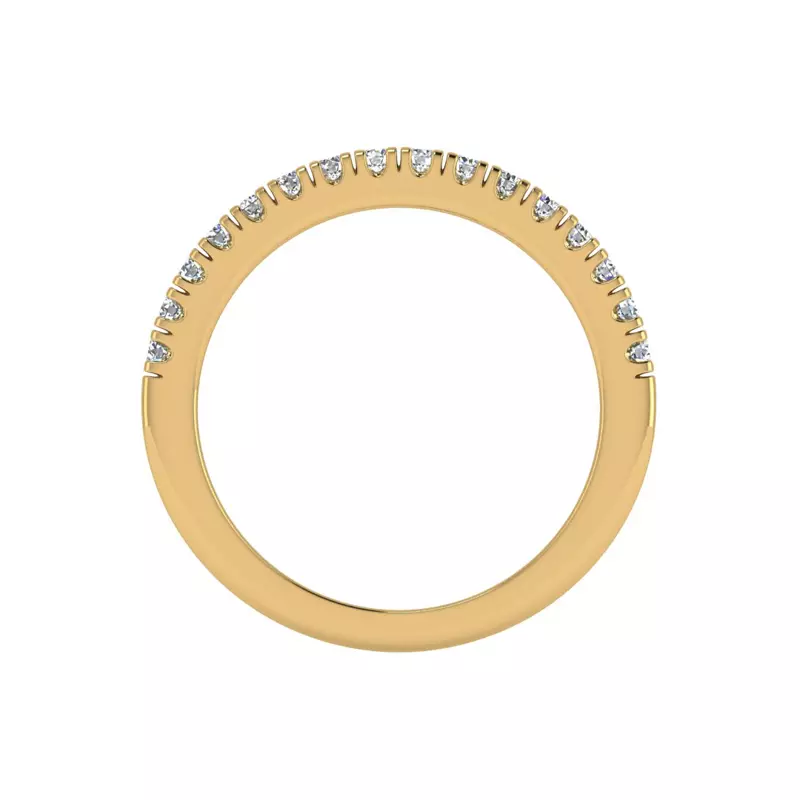 14K Yellow Gold Myla Pave Band