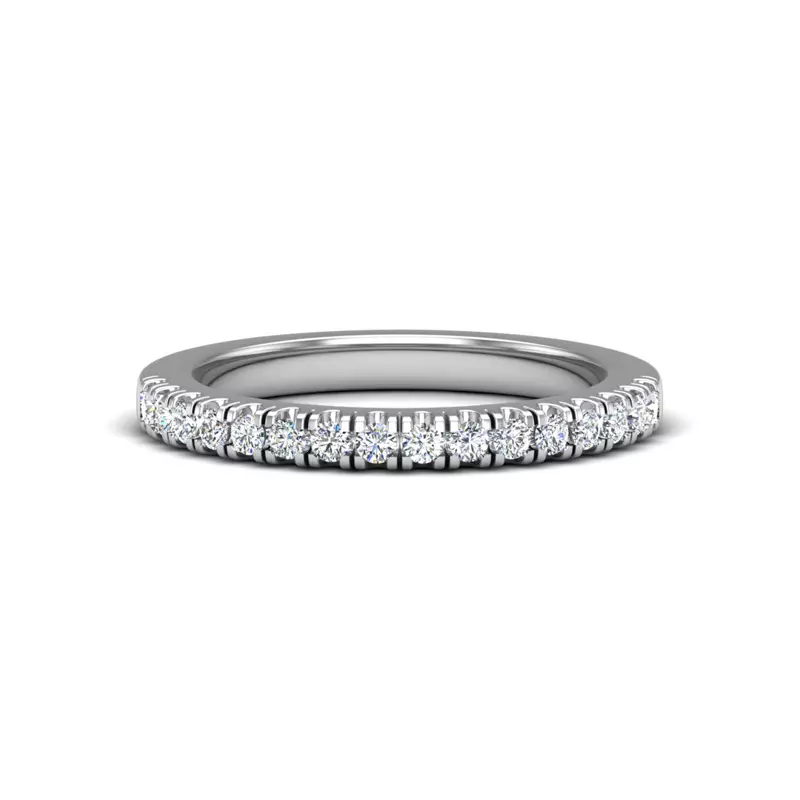 18K White Gold Myla Pave Band