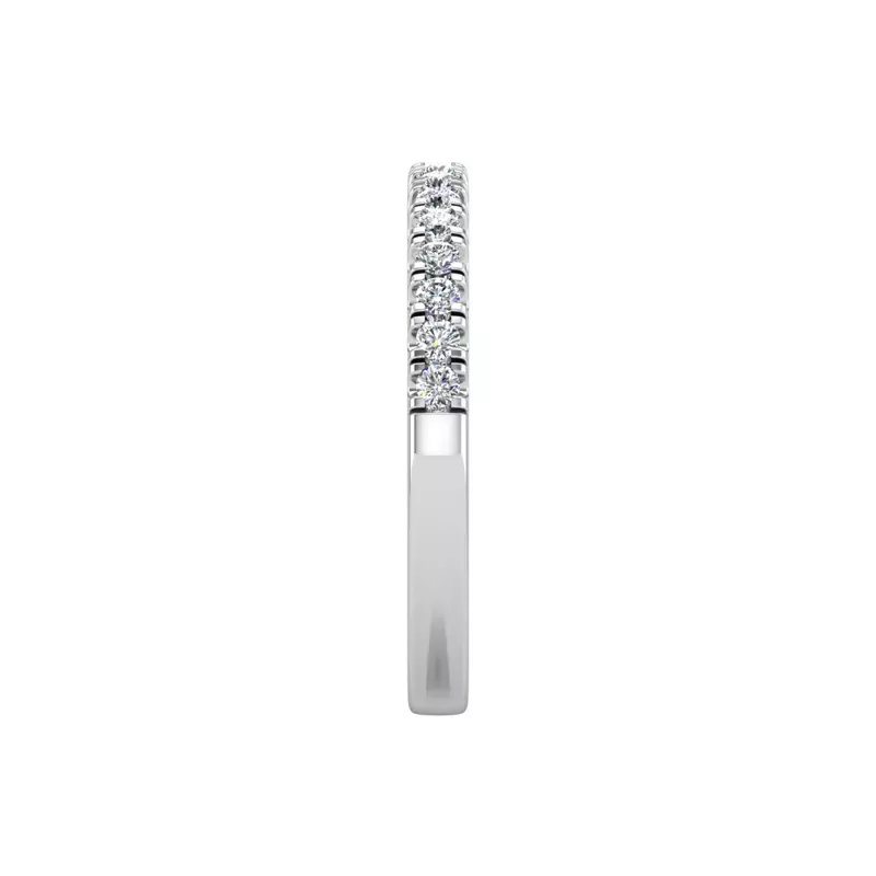 18K White Gold Myla Pave Band