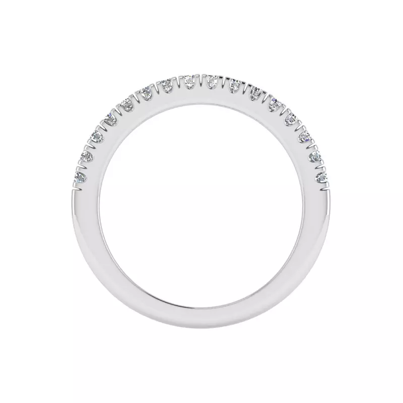 18K White Gold Myla Pave Band