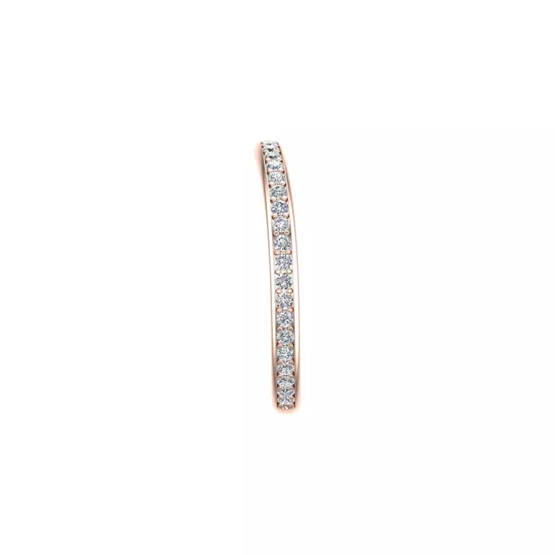 14K Rose Gold Miriam Pave Band