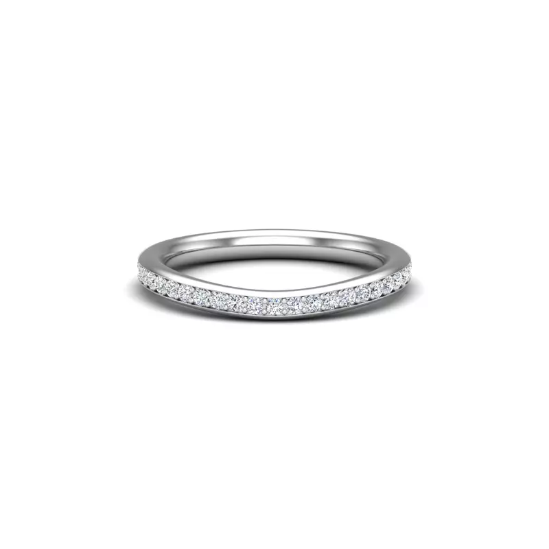 14K White Gold Miriam Pave Band