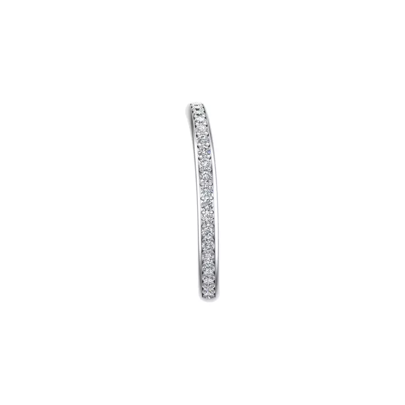 14K White Gold Miriam Pave Band